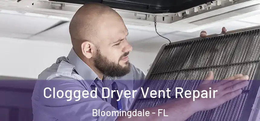 Clogged Dryer Vent Repair Bloomingdale - FL